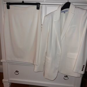 ANTONIO MELANI blazer and skirt suit set.